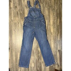 New York And Company Overalls Y2K Retro Wide Leg Sz 8 Millennial Throwback Comfy